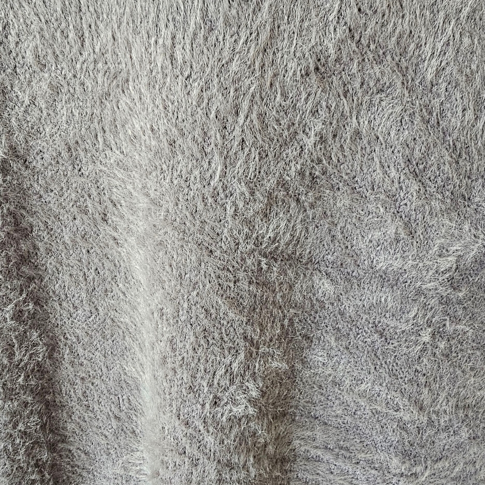 Nicole Miller Artelier Fuzzy Long Length Fur Like Cardigan Sz L - Picture 5 of 8